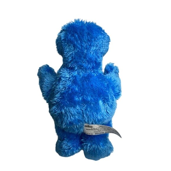 Hasbro Sesame Street Cookie Monster Plush Stuffed Animal Blue 9" Small Travel Sz - Picture 4 of 8